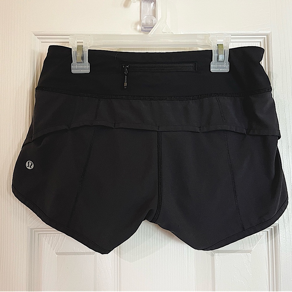 Lululemon Speed Up Lined Shorts Black Size 4